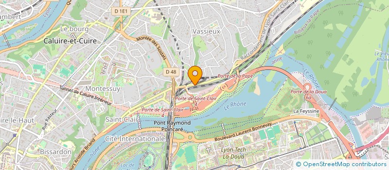 localisation de l'entreprise MONSIEUR NATHAN JACQUOT  CALUIRE-ET-CUIRE