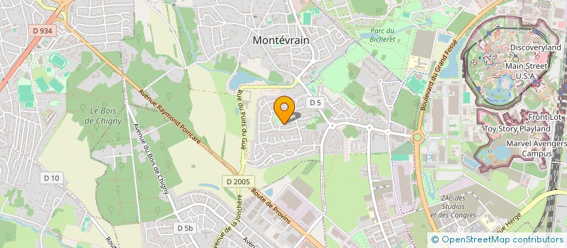 localisation de l'entreprise MONSIEUR NATHAN JEAN-MARIE OLLE  MONTEVRAIN