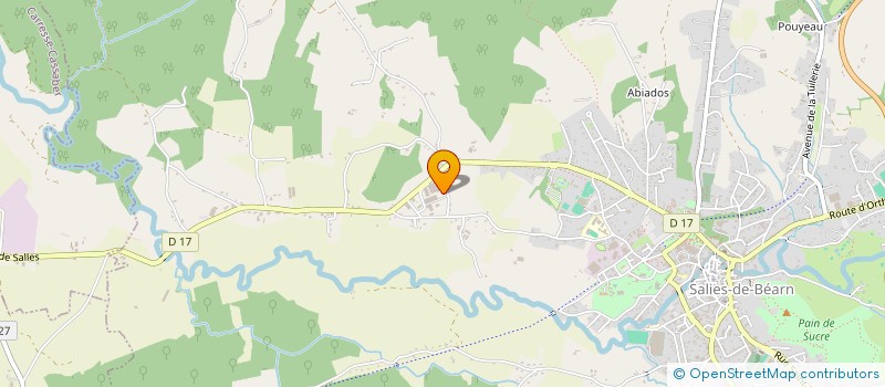 localisation de l'entreprise MONSIEUR NATHAN JIMENEZ  SALIES-DE-BEARN