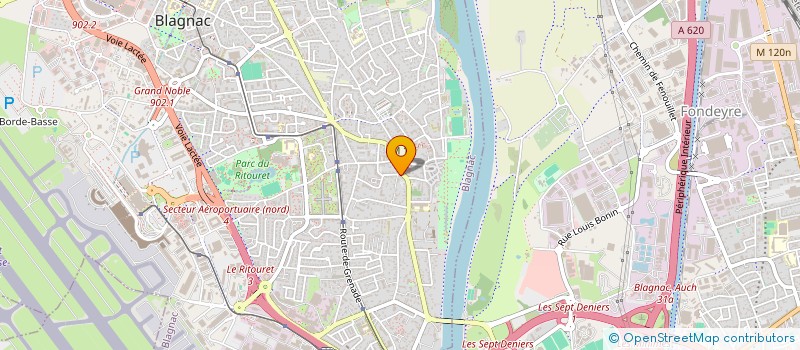 localisation de l'entreprise MONSIEUR NATHAN JOHNSTONE  BLAGNAC