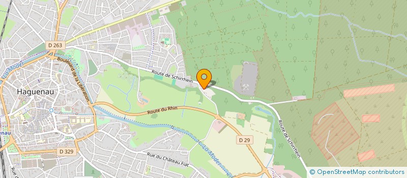 localisation de l'entreprise MONSIEUR NATHAN KLIN  HAGUENAU