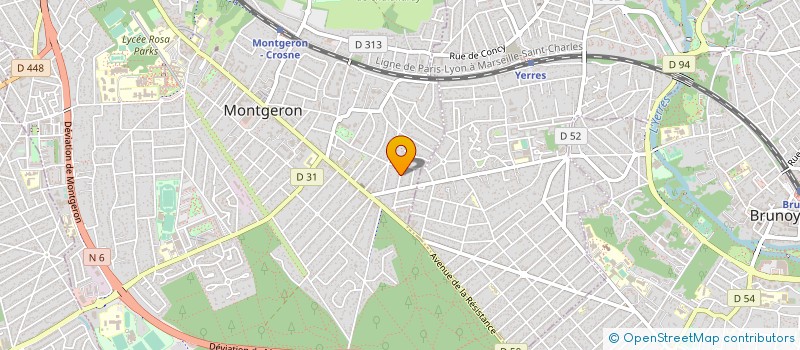 localisation de l'entreprise MONSIEUR NATHAN KRIEG à MONTGERON