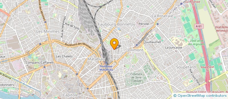 localisation de l'entreprise MONSIEUR NATHAN LASSERE  TOULOUSE
