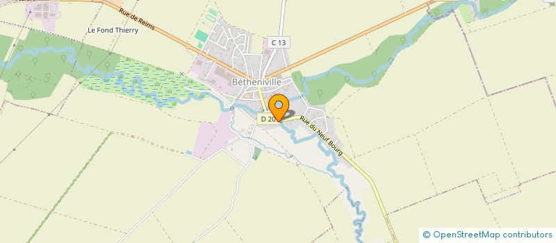 localisation de l'entreprise MONSIEUR NATHAN LAVOST  BETHENIVILLE