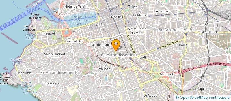 localisation de l'entreprise MONSIEUR NATHAN LEBEL  MARSEILLE