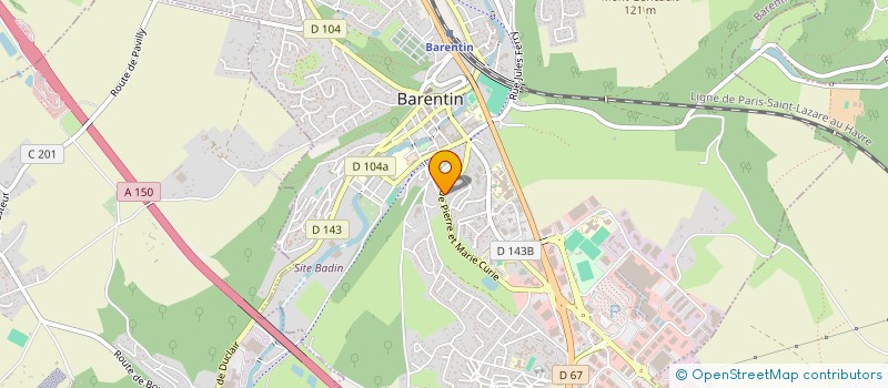 localisation de l'entreprise MONSIEUR NATHAN LEFEVRE  BARENTIN