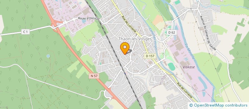 localisation de l'entreprise MONSIEUR NATHAN LEFEVRE  THAON-LES-VOSGES