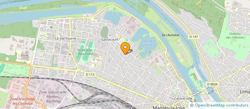 localisation de l'entreprise MONSIEUR NATHAN LELLORENE  MANTES-LA-JOLIE