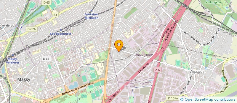 localisation de l'entreprise MONSIEUR NATHAN LEMAIRE à ANTONY