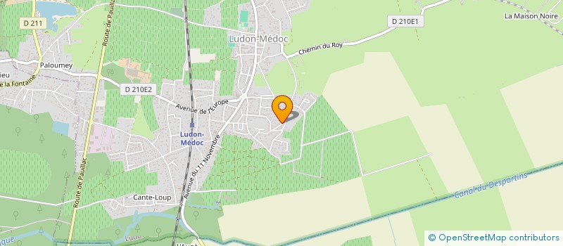 localisation de l'entreprise MONSIEUR NATHAN LEMALE  LUDON-MEDOC