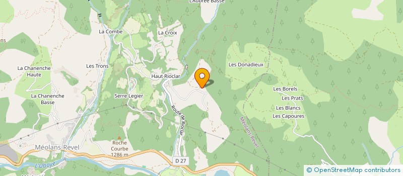 localisation de l'entreprise MONSIEUR NATHAN LENOGUE  MEOLANS-REVEL