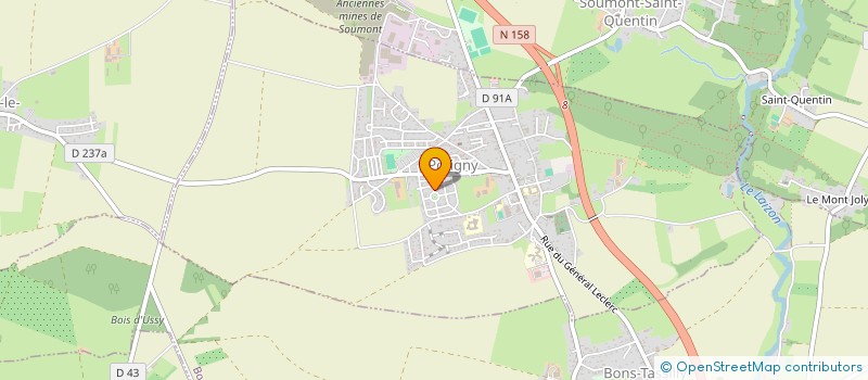 localisation de l'entreprise MONSIEUR NATHAN LEROUVILLOIS à POTIGNY