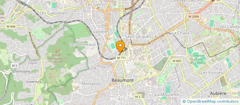 localisation de l'entreprise MONSIEUR NATHAN LESUR  CLERMONT-FERRAND