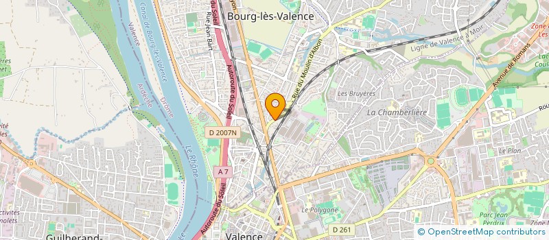 localisation de l'entreprise MONSIEUR NATHAN LOPEZ à BOURG-LES-VALENCE