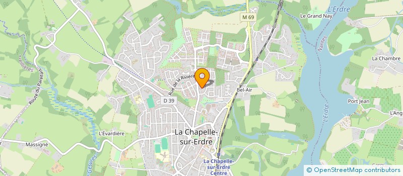 localisation de l'entreprise MONSIEUR NATHAN LORRE à LA CHAPELLE-SUR-ERDRE