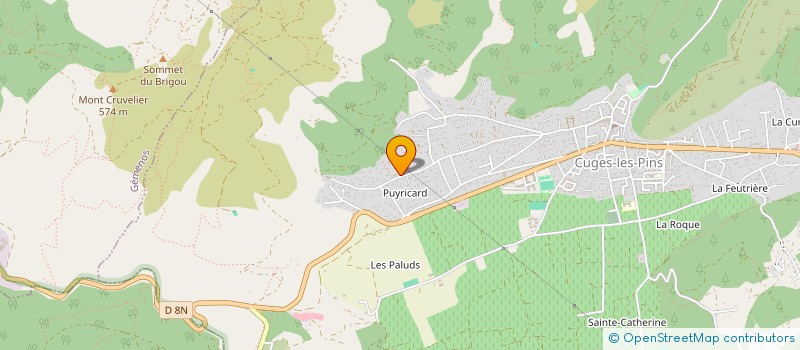 localisation de l'entreprise MONSIEUR NATHAN LUX  CUGES-LES-PINS