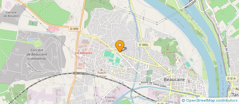 localisation de l'entreprise MONSIEUR NATHAN MAILLE  BEAUCAIRE