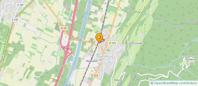 localisation de l'entreprise MONSIEUR NATHAN MARCHANDISE  GONCELIN