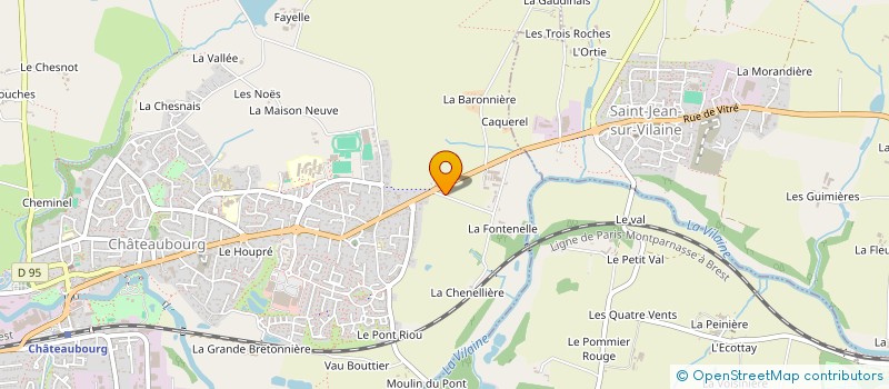 localisation de l'entreprise MONSIEUR NATHAN MARGERIE  CHATEAUBOURG