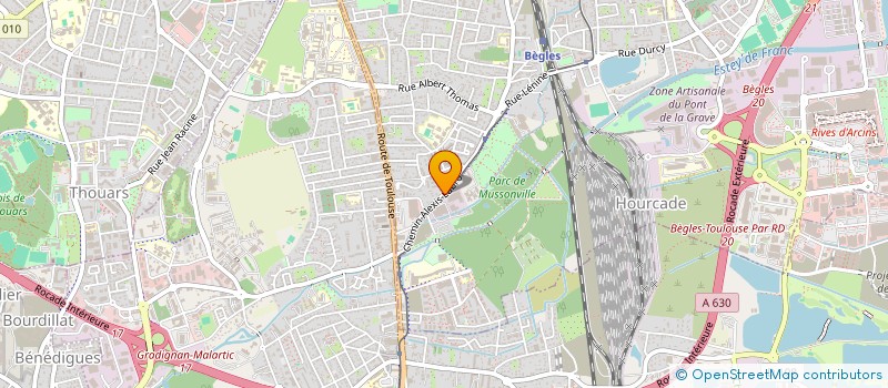 localisation de l'entreprise MONSIEUR NATHAN MARIMBORDES  BEGLES