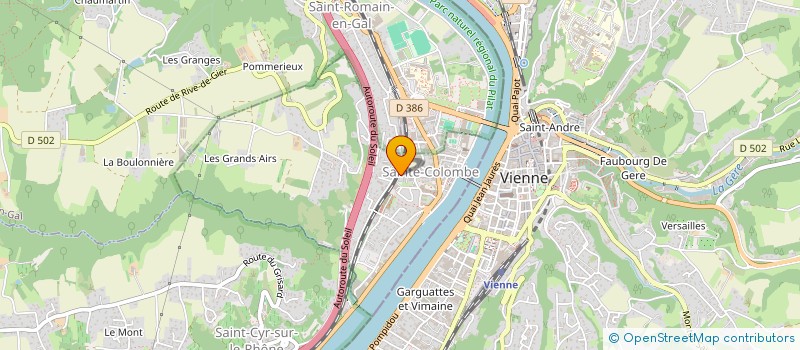 localisation de l'entreprise MONSIEUR NATHAN MARMILLIOT  SAINTE-COLOMBE