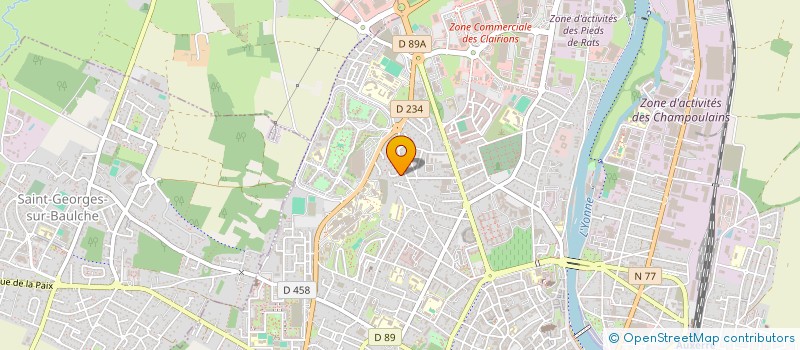 localisation de l'entreprise MONSIEUR NATHAN MARTIN  AUXERRE