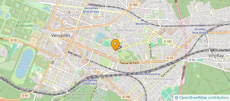 localisation de l'entreprise MONSIEUR NATHAN MARVAUD à VERSAILLES