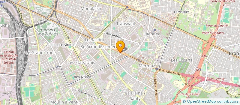 localisation de l'entreprise MONSIEUR NATHAN MATSANZA  LYON