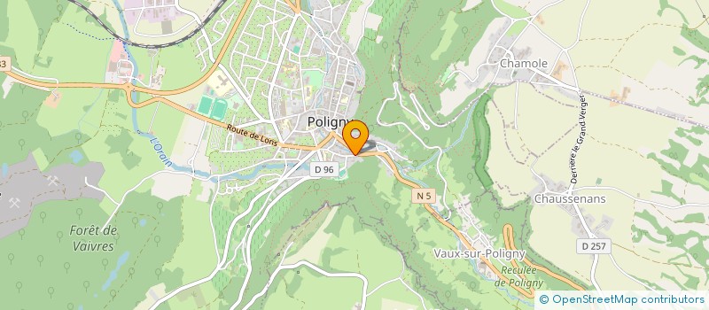 localisation de l'entreprise MONSIEUR NATHAN MAUBLANC  POLIGNY