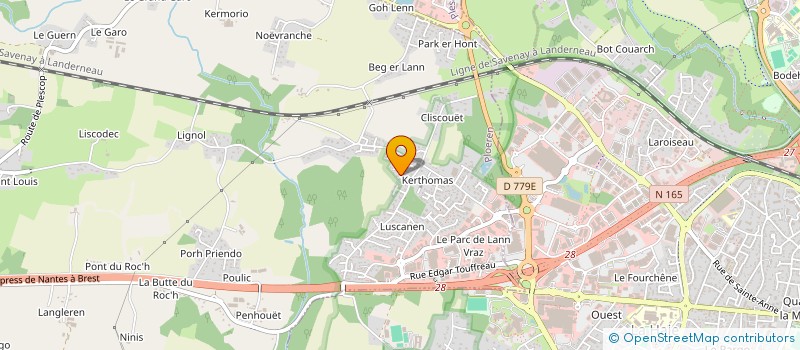 localisation de l'entreprise MONSIEUR NATHAN MAUXION  PLOEREN