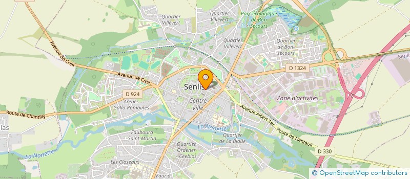 localisation de l'entreprise MONSIEUR NATHAN MERCEREAU  SENLIS