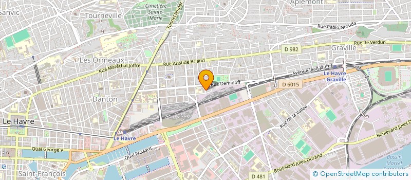 localisation de l'entreprise MONSIEUR NATHAN MERGEN  LE HAVRE