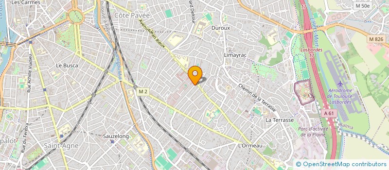 localisation de l'entreprise MONSIEUR NATHAN MERIC  TOULOUSE