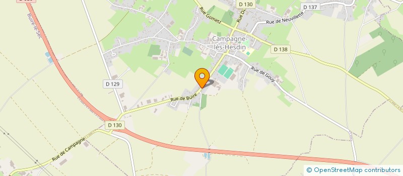 localisation de l'entreprise MONSIEUR NATHAN MERLIN  CAMPAGNE-LES-HESDIN