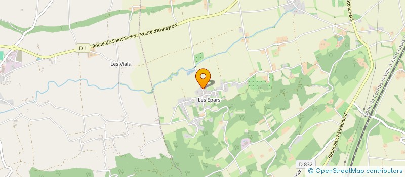 localisation de l'entreprise MONSIEUR NATHAN MEYNIER-BADIN  SAINT-SORLIN-EN-VALLOIRE