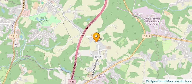 localisation de l'entreprise MONSIEUR NATHAN MICHAUX  TARNOS