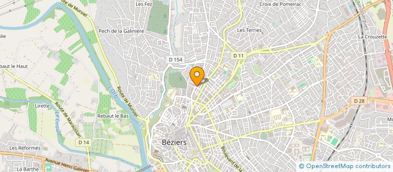localisation de l'entreprise MONSIEUR NATHAN MILLET à BEZIERS