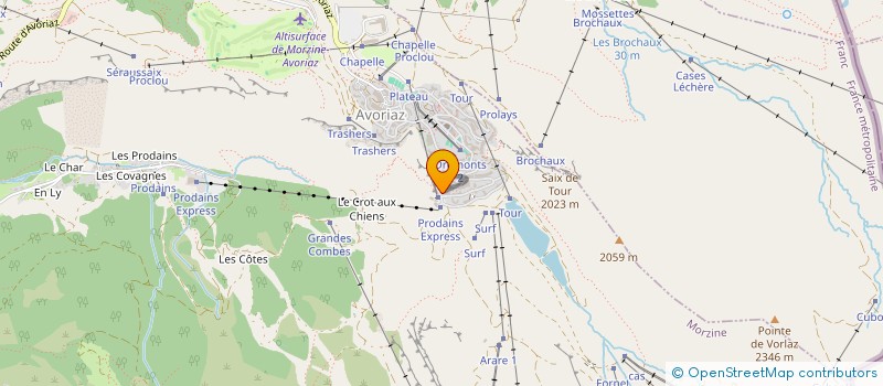 localisation de l'entreprise MONSIEUR NATHAN MITHIEUX  MORZINE