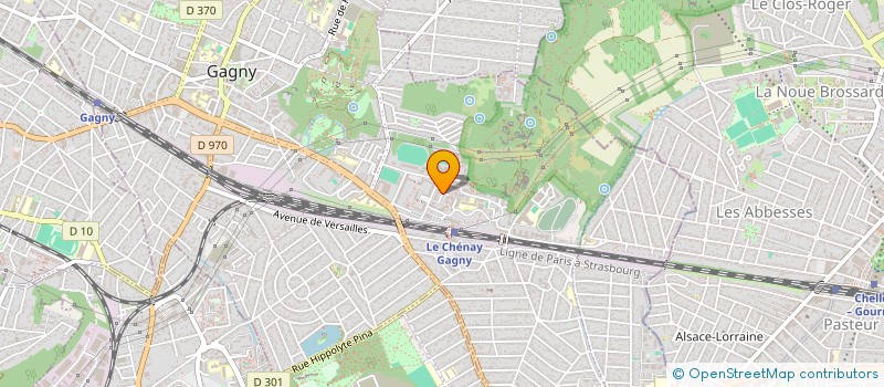 localisation de l'entreprise MONSIEUR NATHAN MONDELE LUSEBA  GAGNY