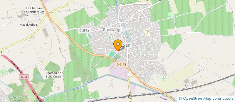 localisation de l'entreprise MONSIEUR NATHAN MONRREAL  BOUILLARGUES