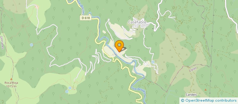 localisation de l'entreprise MONSIEUR NATHAN MORAGAS  CASEFABRE