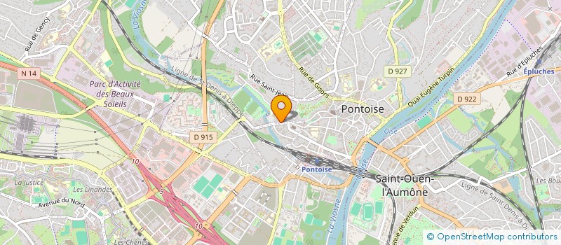 localisation de l'entreprise MONSIEUR NATHAN MORIN  PONTOISE