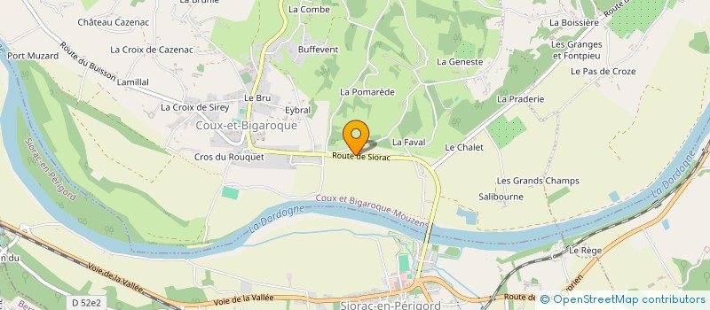 localisation de l'entreprise MONSIEUR NATHAN MOUSSET  COUX ET BIGAROQUE-MOUZENS