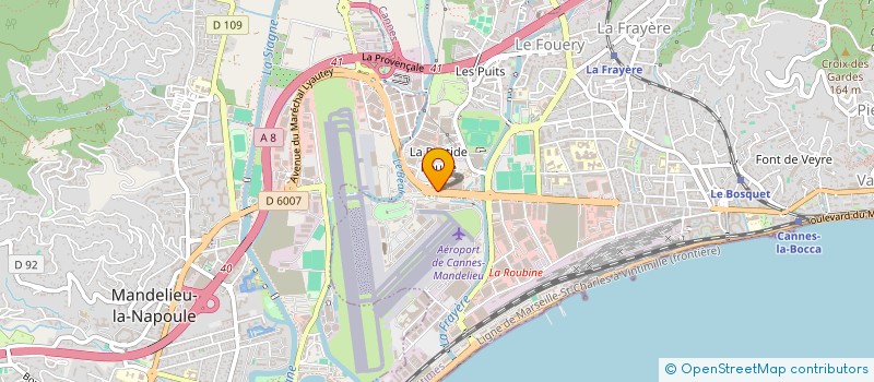 localisation de l'entreprise MONSIEUR NATHAN NORMAND  CANNES