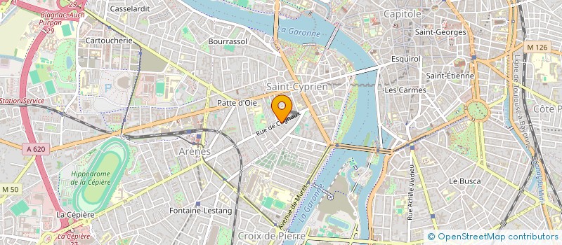 localisation de l'entreprise MONSIEUR NATHAN OLIVIERI à TOULOUSE