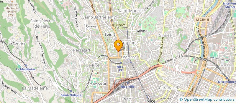 localisation de l'entreprise MONSIEUR NATHAN OTVAS  NICE