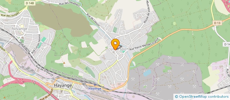 localisation de l'entreprise MONSIEUR NATHAN PADERI  HAYANGE