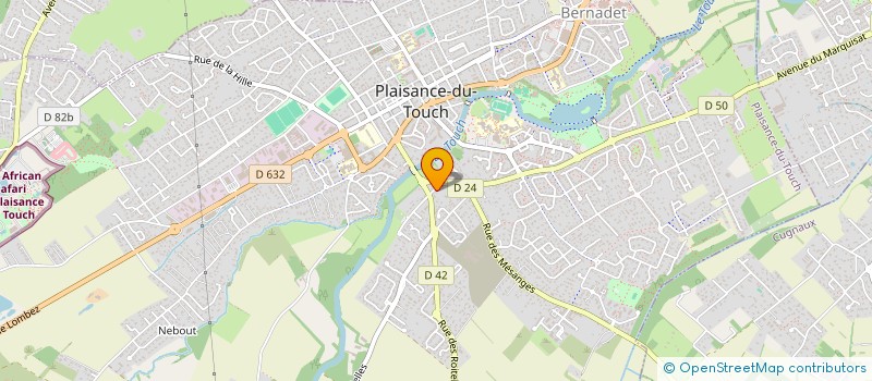 localisation de l'entreprise MONSIEUR NATHAN PAULAT  PLAISANCE-DU-TOUCH