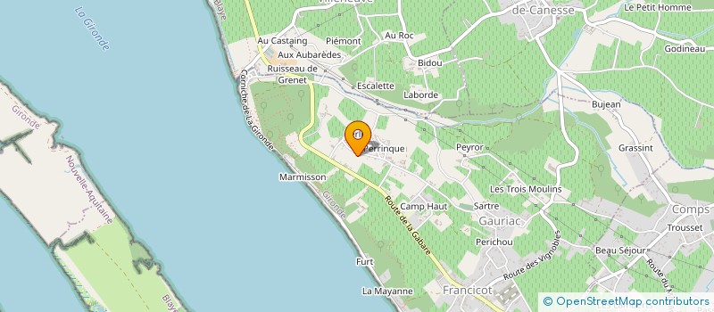 localisation de l'entreprise MONSIEUR NATHAN PAYENCHET  GAURIAC