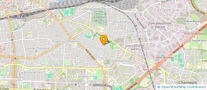 localisation de l'entreprise MONSIEUR NATHAN PECHARD  RENNES